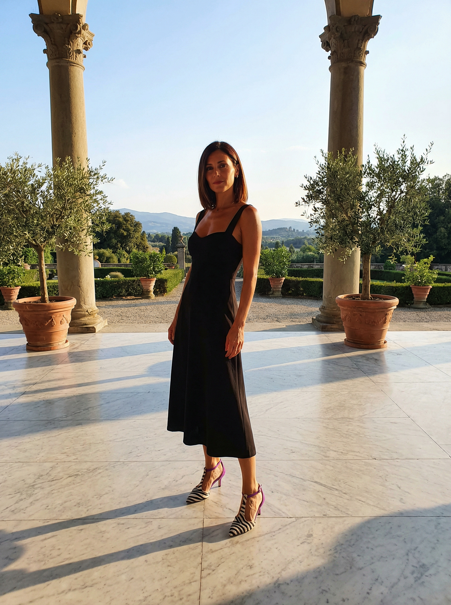 Viola Wild – Zebramuster-Absatz mit stabiler Unterstützung