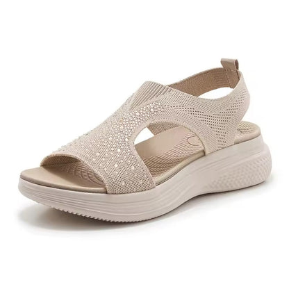 Hilde™ | Komfort-Sandalen mit Zierstrass