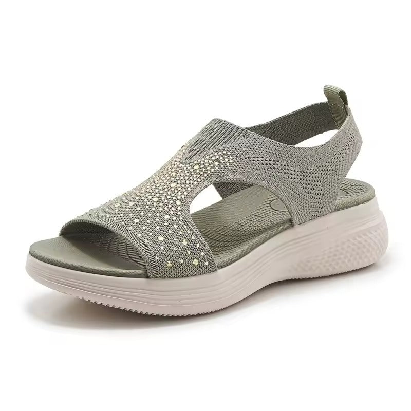 Hilde™ | Komfort-Sandalen mit Zierstrass