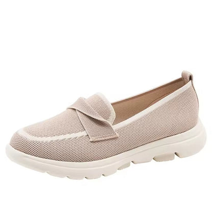Waltraud™ | Leichte Slip-on Mokassins mit Zierschleife