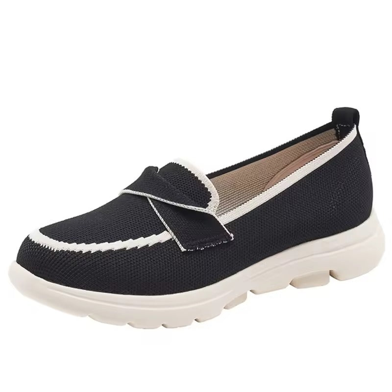 Waltraud™ | Leichte Slip-on Mokassins mit Zierschleife