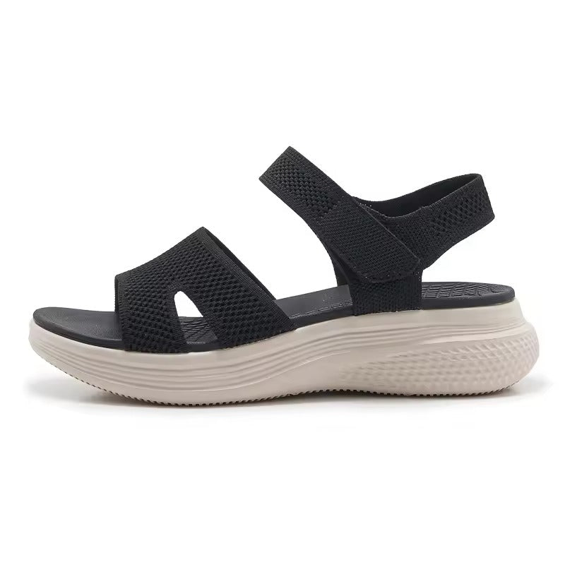 Brigitte™ | Bequeme Sandalen mit Klettverschluss