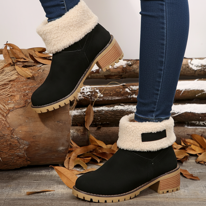 Almira Winter Stiefelette mit Absatz & 2in1 Design