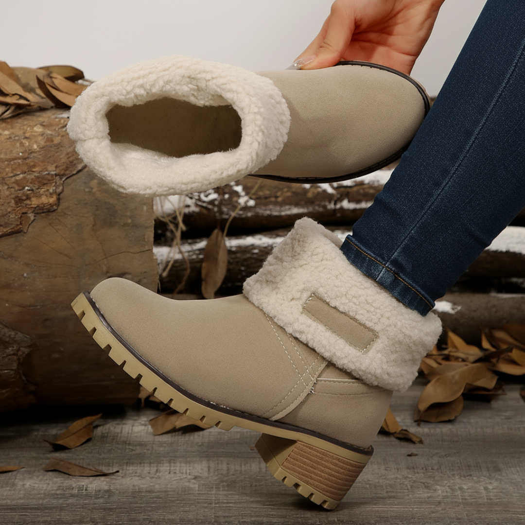 Almira Winter Stiefelette mit Absatz & 2in1 Design